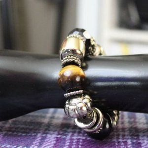 Tiger Eye Stone Stretch Bracelet